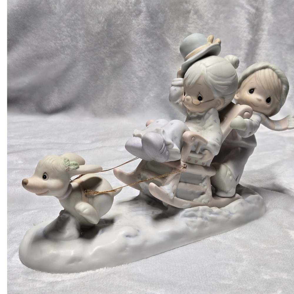 Retired Precious Moments Oh What Fun It Is To Ride‎ 1987 Enesco Figurine 109819